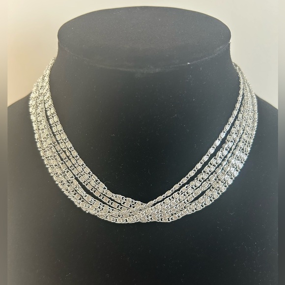 Vintage Sarah Coventry 8-Strand Snail Chain - Picture 2 of 4